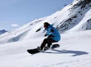 Snowboardunterricht in den Pyrenäen 